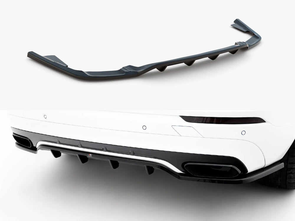 Rear Splitter (Vertical Bars) compatible with Volvo XC60 R-Design Mk2