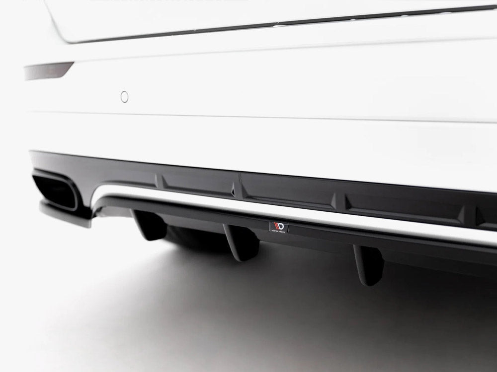 Rear Splitter (Vertical Bars) compatible with Volvo XC60 R-Design Mk2