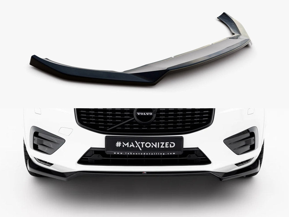 Front Splitter V.1 compatible with Volvo XC60 R-Design Mk2