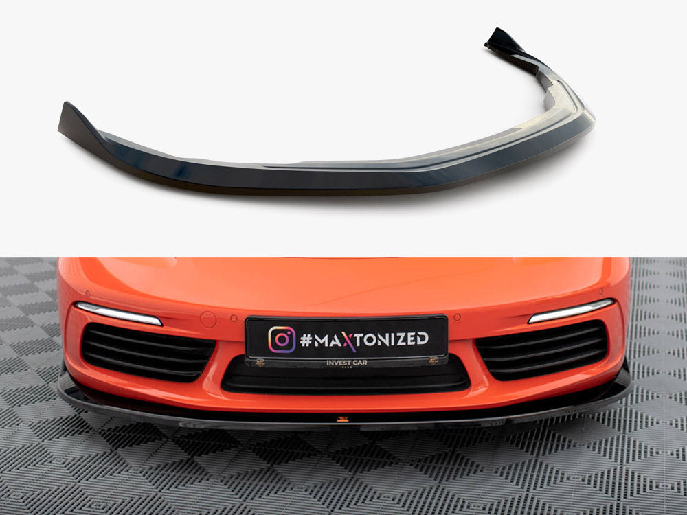 Front Splitter V.2 compatible with Porsche 718 Cayman 982c