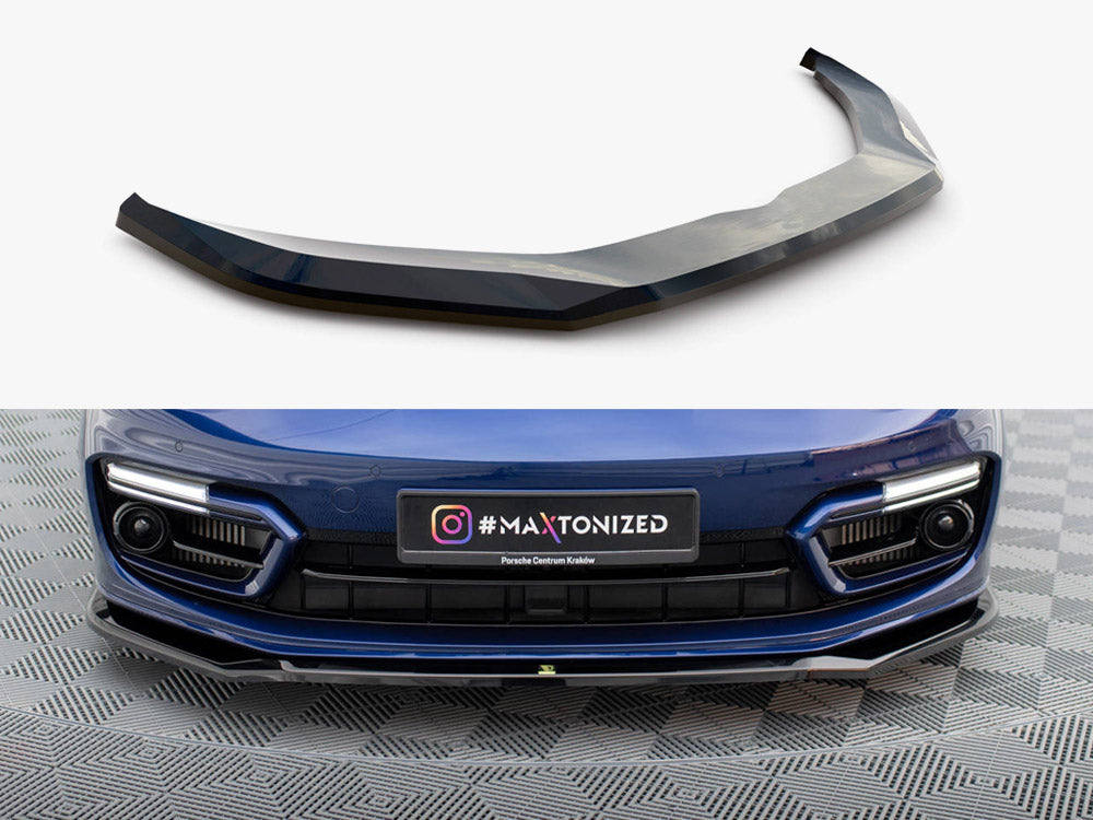 Front Splitter V.1 compatible with Porsche Panamera E-Hybrid 971 Facelift