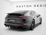 Rear Splitter (Vertical Bars) compatible with Porsche Panamera Turbo S E-Hybrid / Panamera E-Hybrid / Panamera 4S 971