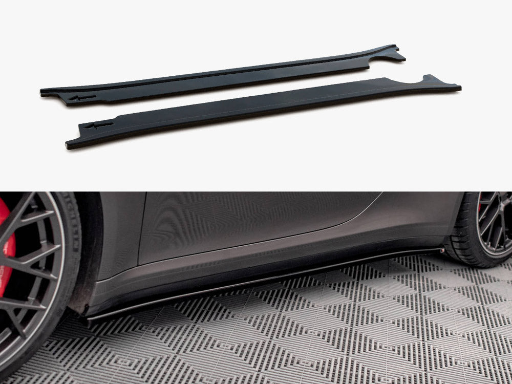 Side Skirt Diffusers compatible with Porsche 911 Carrera 4S 992