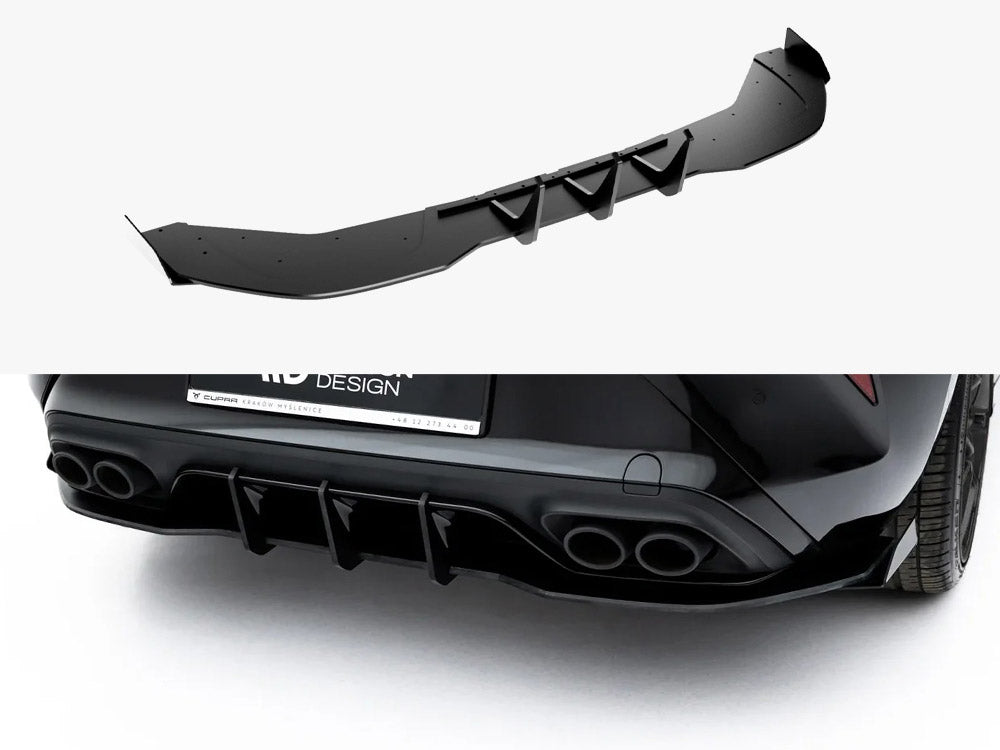 Street PRO Rear Diffuser + Flaps compatible with CUPRA Leon Hatchback Mk1 Facelift