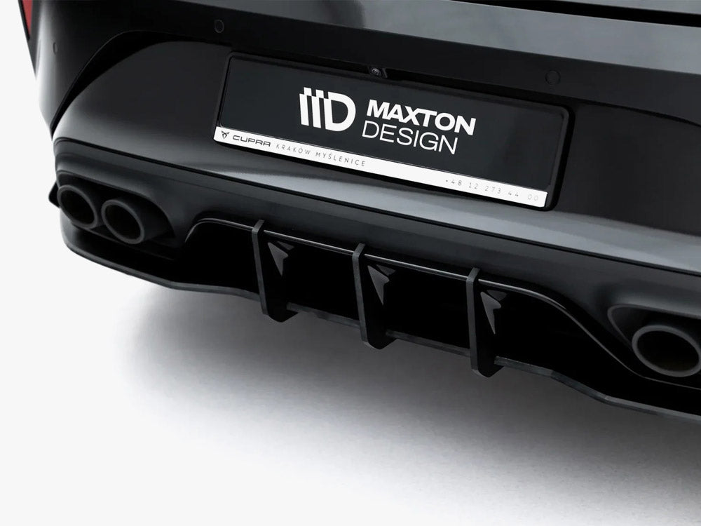 Street PRO Rear Diffuser + Flaps compatible with CUPRA Leon Hatchback Mk1 Facelift