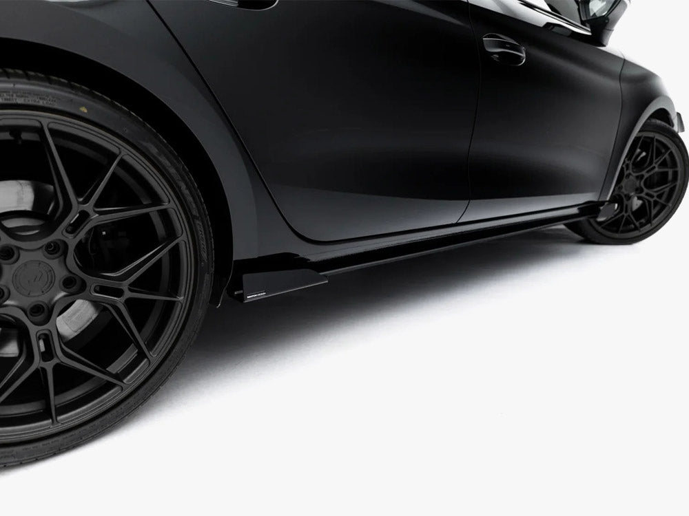 Street PRO Side Skirts Diffusers + Flaps compatible with CUPRA Leon ST / Hatchback Mk1 Facelift