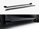 Street PRO Side Skirts Diffusers + Flaps compatible with CUPRA Leon ST / Hatchback Mk1 Facelift