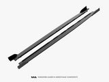 Street PRO Side Skirts Diffusers + Flaps compatible with CUPRA Leon ST / Hatchback Mk1 Facelift