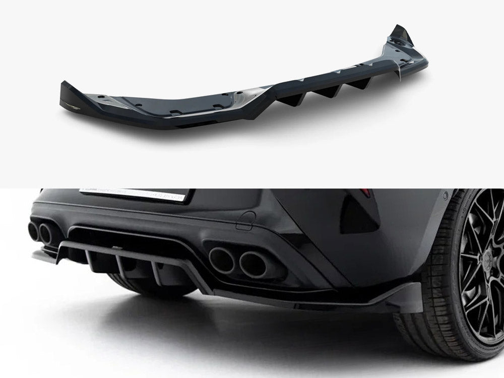 Rear Splitter (Vertical Bars) V.1 compatible with CUPRA Leon Hatchback Mk1 Facelift