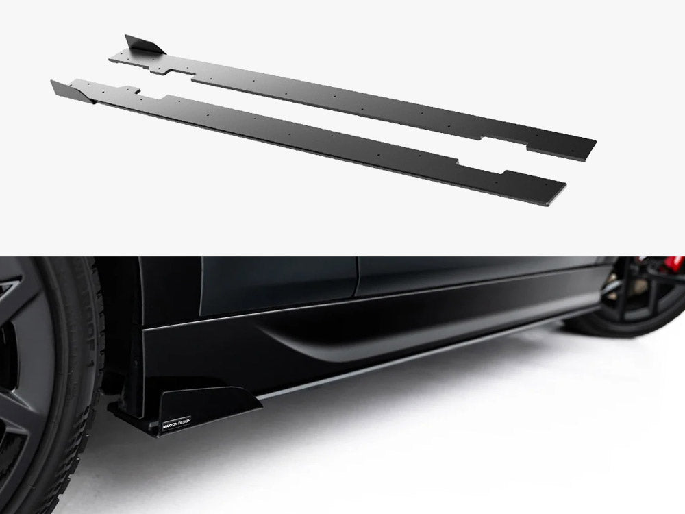 Street PRO Side Skirts Diffusers + Flaps compatible with MINI Cooper John Cooper Works F66