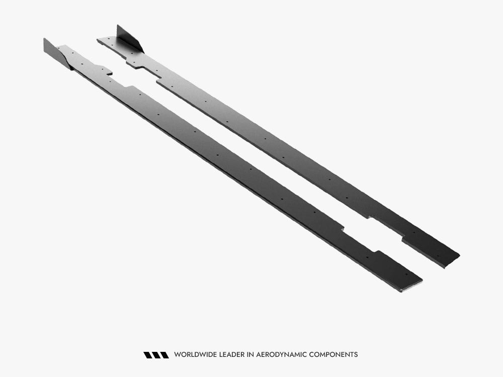 Street PRO Side Skirts Diffusers + Flaps compatible with MINI Cooper John Cooper Works F66