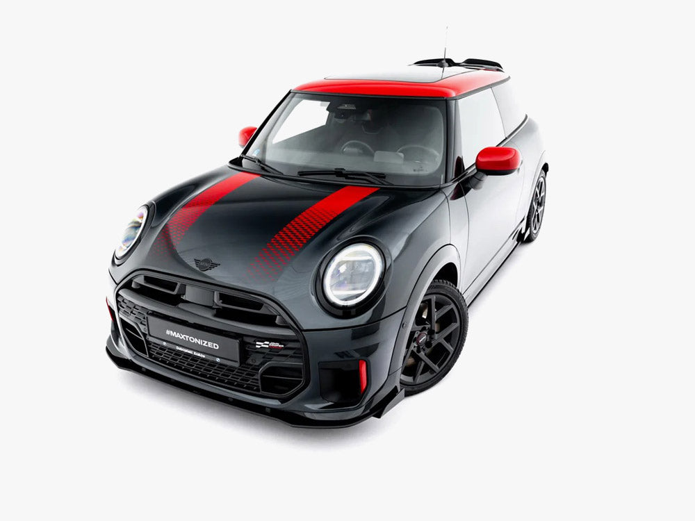 Street PRO Front Splitter + Flaps compatible with MINI Cooper John Cooper Works F66