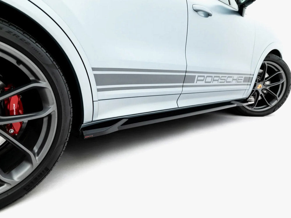 Side Skirt Diffusers compatible with Porsche Cayenne GTS / Turbo Sport Pack / Turbo E-Hybrid GT Pack Coupe Mk3 Facelift