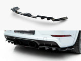 Rear Splitter (With Vertical Bars) compatible with Porsche Cayenne GTS / Turbo Sport Pack / Turbo E-Hybrid GT Pack Coupe Mk3 Facelift