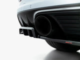 Rear Splitter (With Vertical Bars) compatible with Porsche Cayenne GTS / Turbo Sport Pack / Turbo E-Hybrid GT Pack Coupe Mk3 Facelift