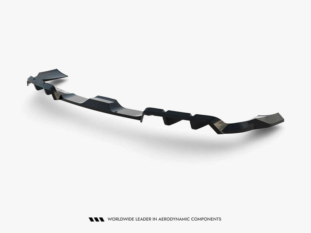 Rear Splitter (With Vertical Bars) compatible with Porsche Cayenne GTS / Turbo Sport Pack / Turbo E-Hybrid GT Pack Coupe Mk3 Facelift