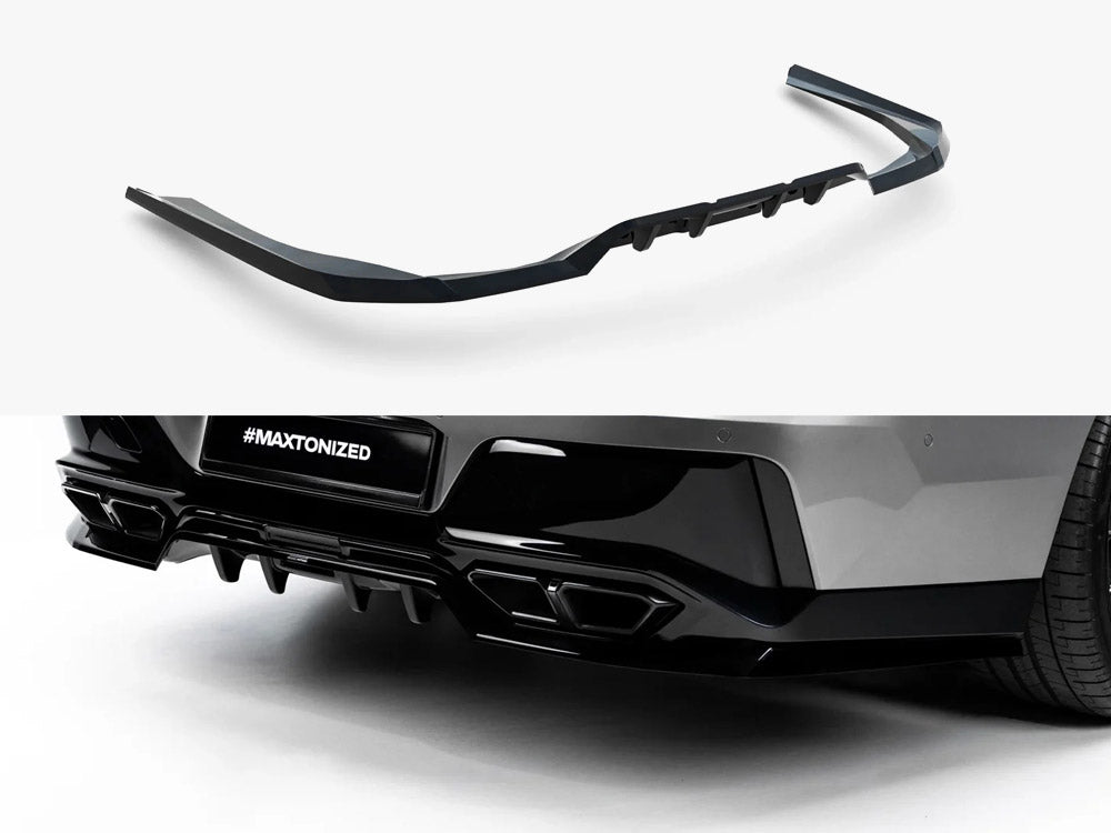 Rear Splitter (With Vertical Bars) V.2 compatible with BMW M760e xDrive G70