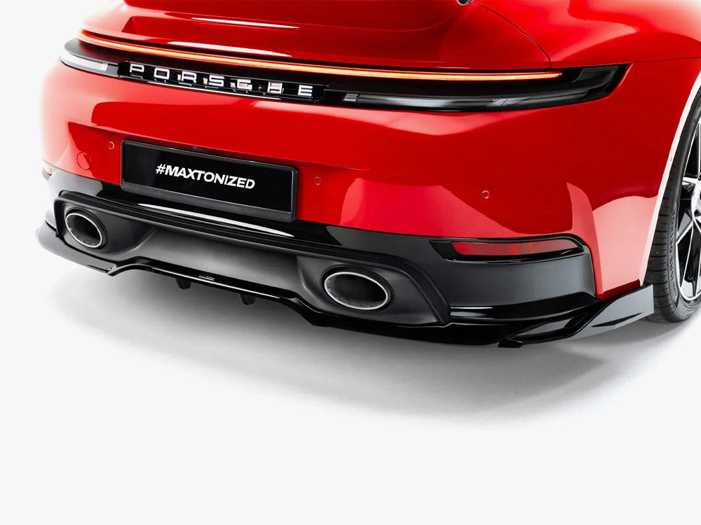 Rear Splitter (With Vertical Bars) compatible with Porsche 911 Carrera Aero 992.2