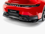 Rear Splitter (With Vertical Bars) compatible with Porsche 911 Carrera Aero 992.2