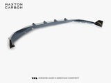 Prepreg Carbon Fiber Front Splitter + ABS Splitter compatible with BMW 7 M-Pack G11 Facelift