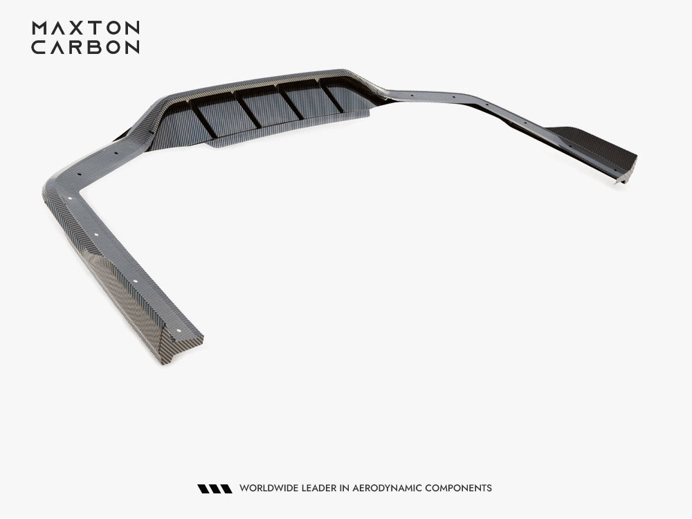 Prepreg Carbon Fiber Rear Splitter compatible with BMW 7 M-Pack G11 / G12 Facelift