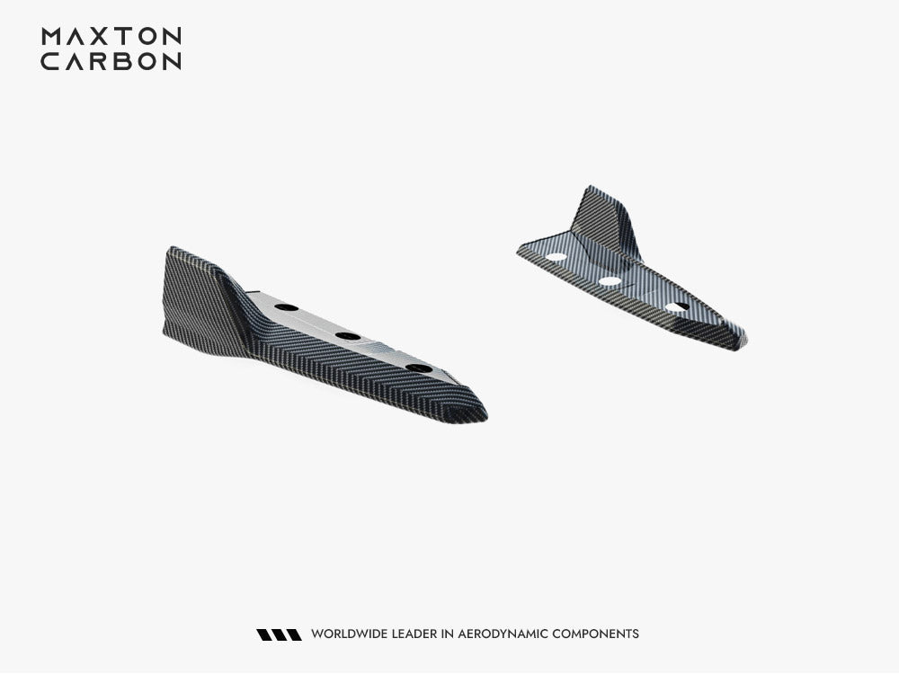 Prepreg Carbon Fiber Rear Side Splitters compatible with BMW X5 M F95 Facelift