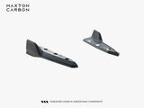 Prepreg Carbon Fiber Rear Side Splitters compatible with BMW X5 M F95 Facelift