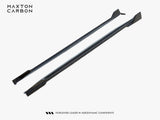 Prepreg Carbon Fiber Side Skirts compatible with BMW X5 M-Pack G05 Facelift
