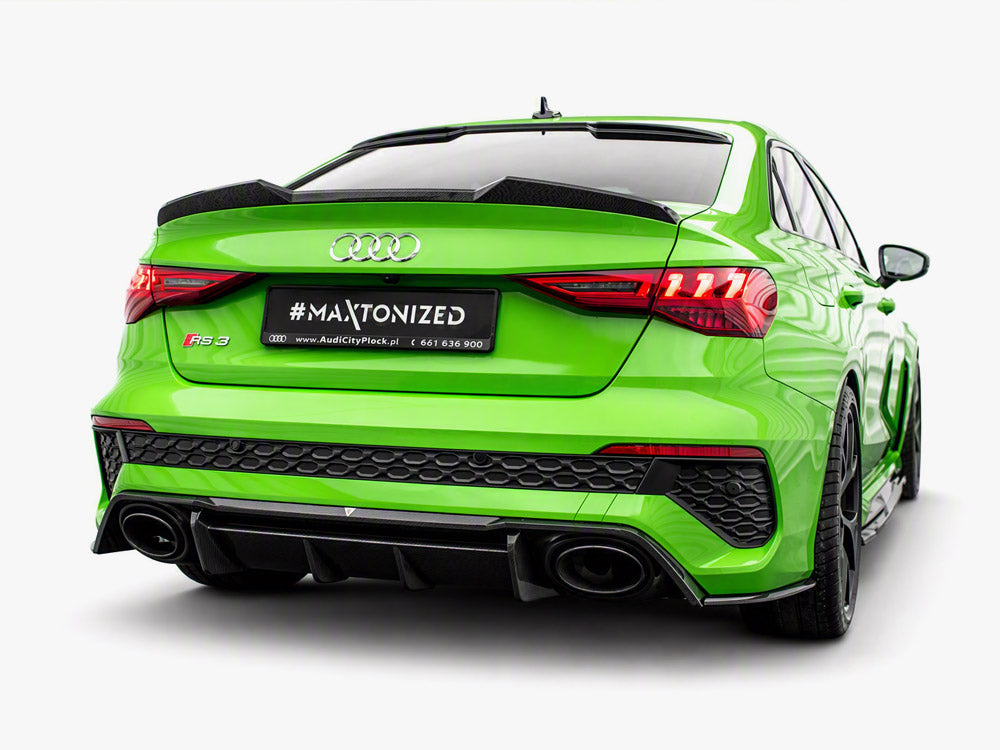 Carbon Fiber Rear Side Splitters V.2 compatible with Audi RS 3 Sedan 8Y