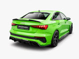 Carbon Fiber Rear Side Splitters V.2 compatible with Audi RS 3 Sedan 8Y