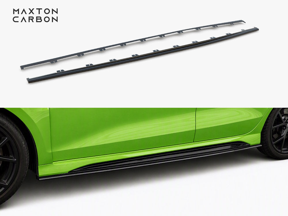 Prepreg Carbon Fiber Side Skirts compatible with Audi RS 3 Sedan / Sportback 8Y