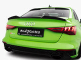 Carbon Fiber Tailgate Spoiler compatible with Audi RS 3 / S3 / A3 S Line / Standard Sedan 8Y