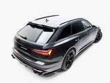Spoiler Cap 3D V.2 compatible with Audi A6 Avant / A6 Allroad / A6 S Line Avant / S6 Avant C8 / C8 Facelift