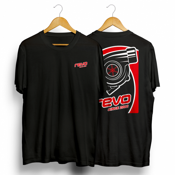 REVO T-SHIRT SINCE 2002 TURBO