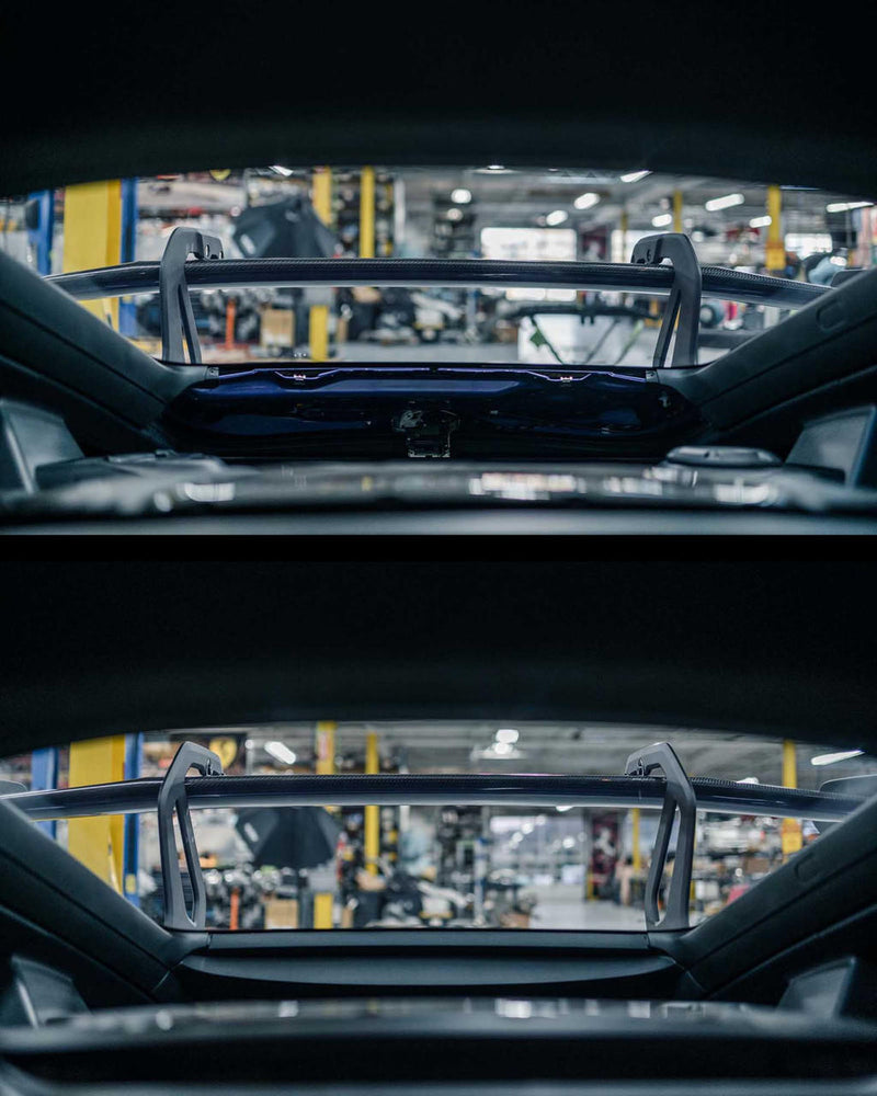 Fabspeed Porsche 718 GT4 RS CUP Car Style Wing Risers (2022+)