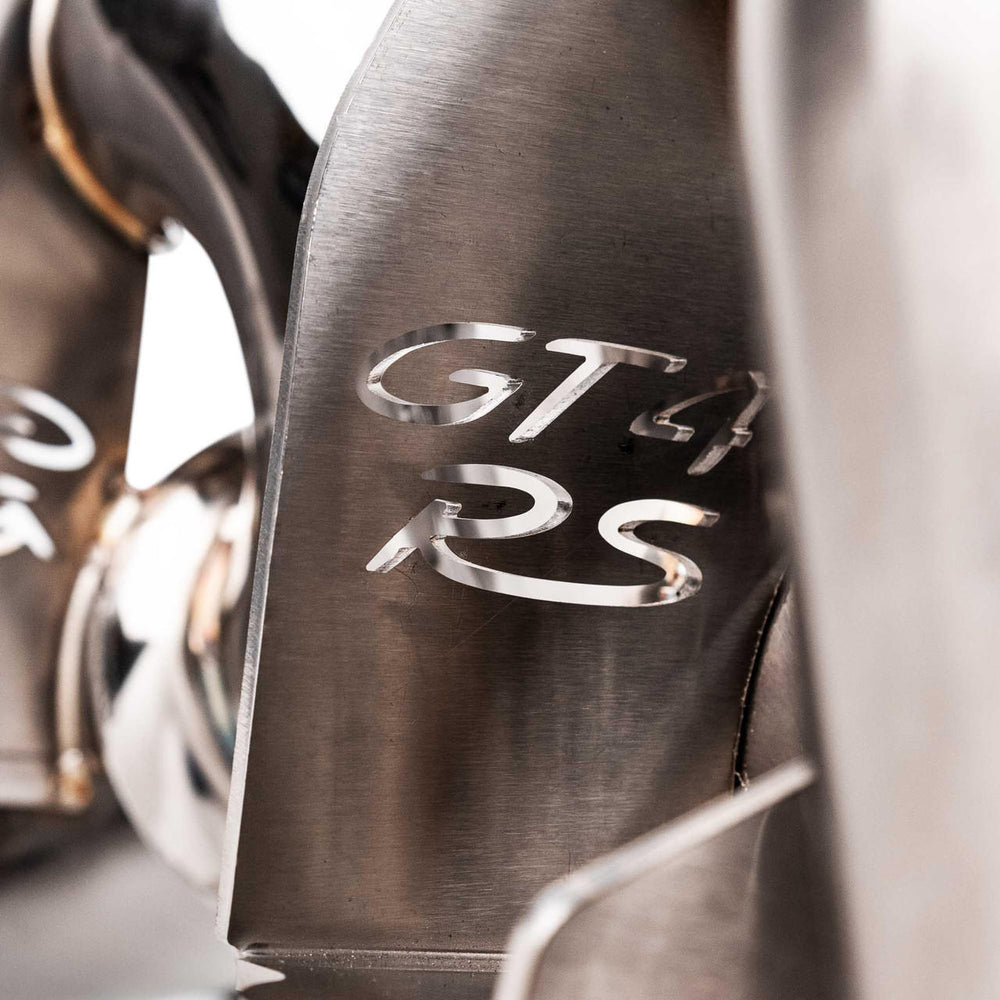 Fabspeed Porsche 718 GT4 RS Titanium Valvetronic X-Pipe Cat-Back Exhaust System (2022+)