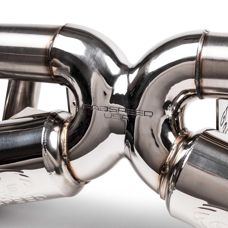 Fabspeed Porsche 718 GT4 RS Valvetronic X-Pipe Cat-Back Exhaust System (2022+)