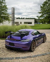 Fabspeed Porsche 718 GT4 RS CUP Car Style Wing Risers (2022+)
