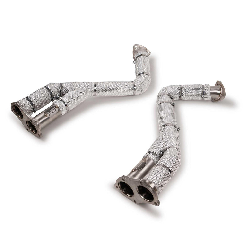 Fabspeed Porsche 718 GT4 / GTS / Spyder Over Axle Link Pipes (2020+)