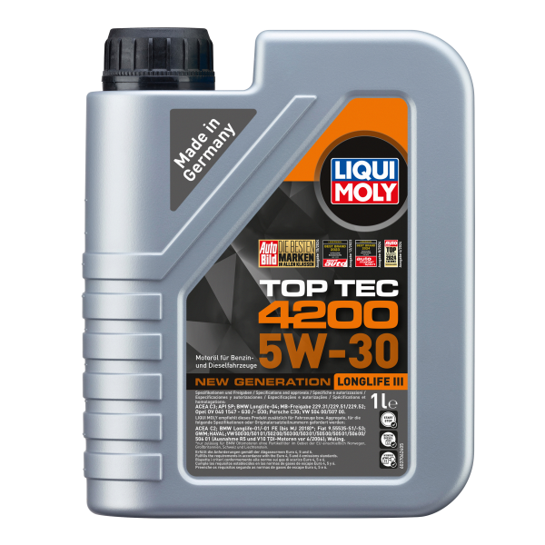 LIQUI MOLY TOP TEC 4200 5W-30 NEW GEN