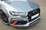 Front Splitter V.2 Audi RS6 C7 (2013-UP)