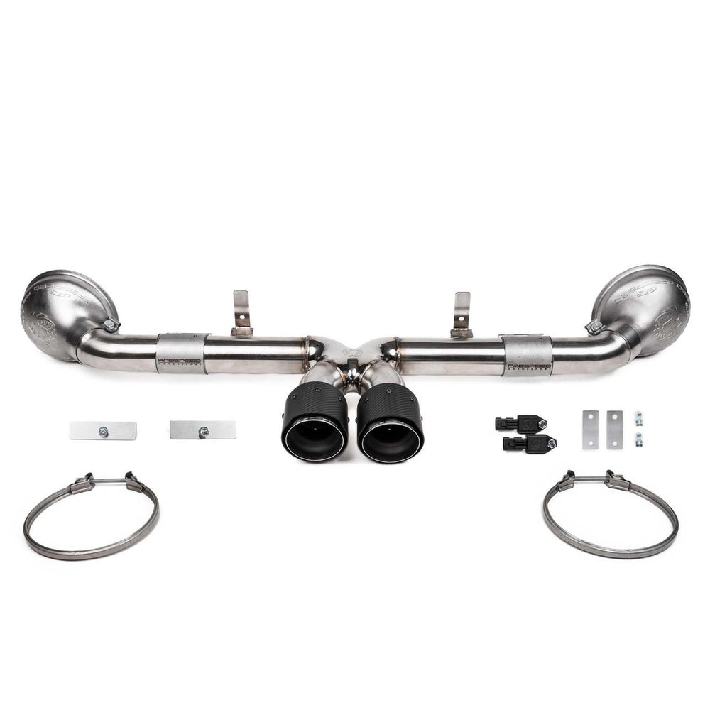 Fabspeed Porsche 992 GT3 / GT3 RS Supercup Cat-Back Exhaust System  NON Valved (2022+)