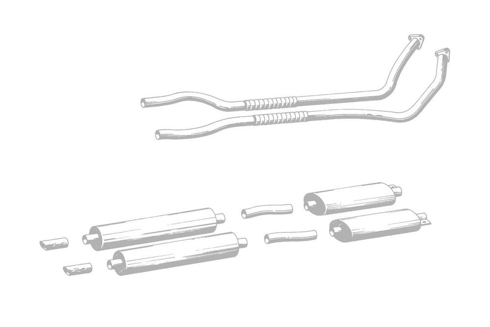 Aston Martin DBS 6 Vantage Stainless Steel Exhaust (1967-72)
