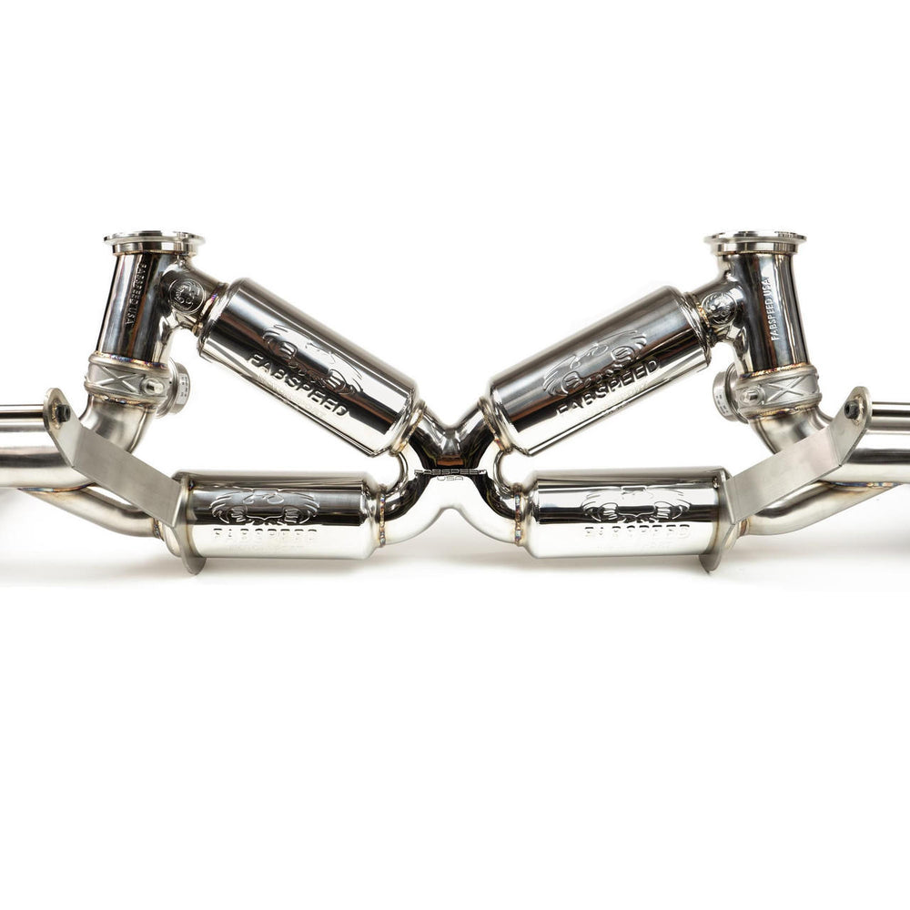 Fabspeed Audi R8 V10 Valvetronic Supersport X-Pipe Exhaust System (2019+)