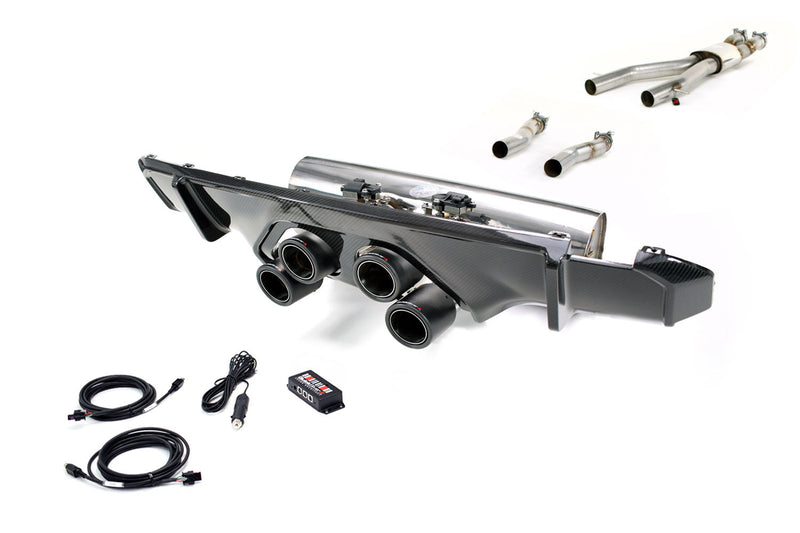 BMW M4 G82 G83 (2021 on) Centre Exit Sport Exhaust with Sound Architect™ Inc. Carbon Diffusor Kit with OR without OPF delete pipes.