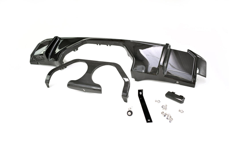 BMW M4 G82 G83 (2021 on) Centre Exit Sport Exhaust with Sound Architect™ Inc. Carbon Diffusor Kit with OR without OPF delete pipes.
