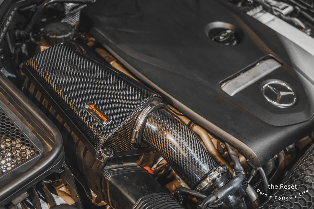 Mercedes-Benz W205 C200 C250 C260 C300 (M274) ARMASPEED Carbon Fiber Cold Air Intake