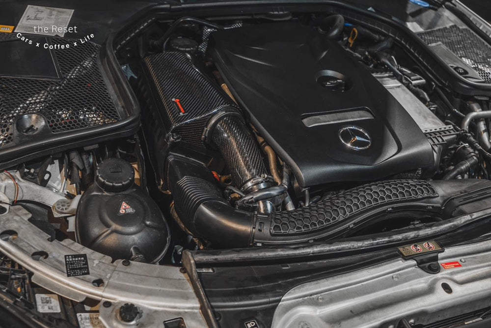Mercedes-Benz W205 C200 C250 C260 C300 (M274) ARMASPEED Carbon Fiber Cold Air Intake