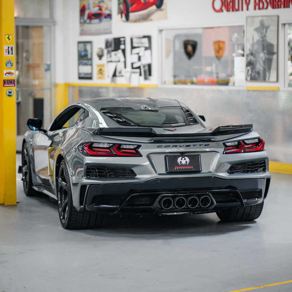 Fabspeed Chevrolet Corvette C8 Z06 Carbon Fiber Quad Tips (2023+)