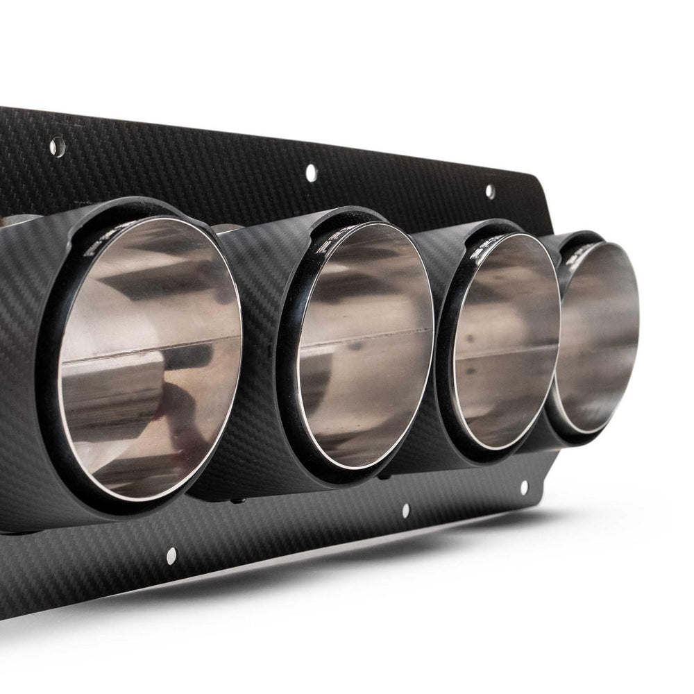 Fabspeed Chevrolet Corvette C8 Z06 Carbon Fiber Quad Tips (2023+)